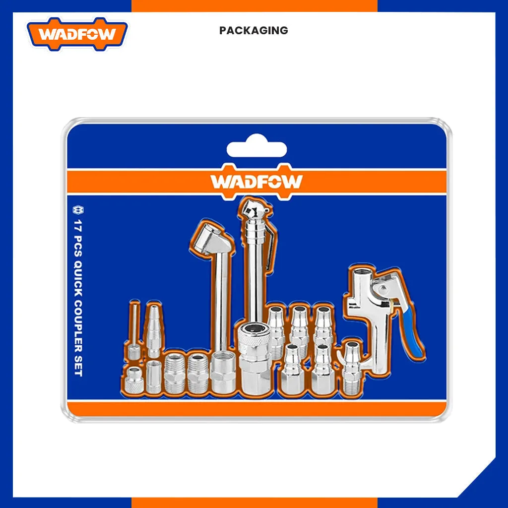 17 Pcs/set Nitto Type Optional Size: 1/4" Quick Coupler Air Gun Set WQP9423