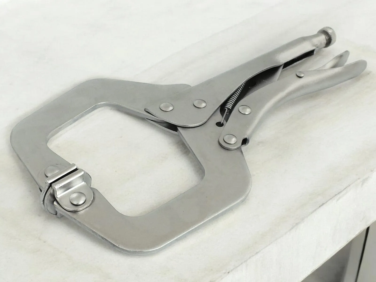 3 Piece Welding Clamps Set C-Clamp Mole Vice Grip Locking Pliers
