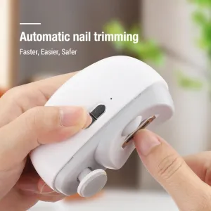 50% Christmas Discount3-in-1 Automatic Electric Nail Clipper with Polishing - Safe & Convenient