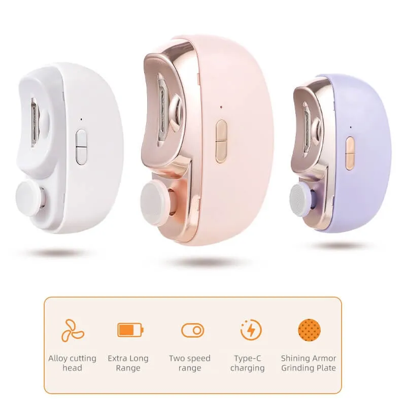 50% Christmas Discount3-in-1 Automatic Electric Nail Clipper with Polishing - Safe & Convenient