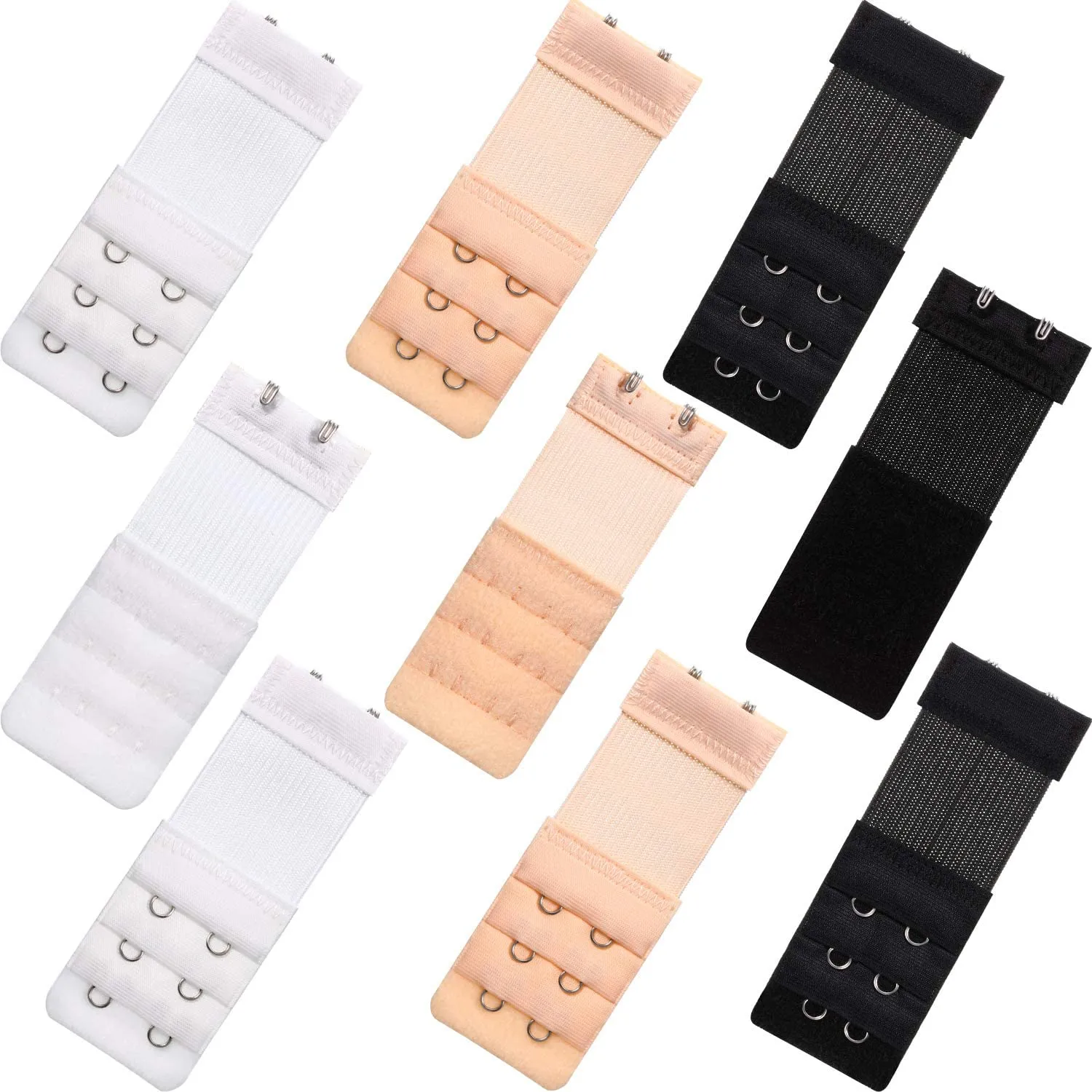 Adjustable 3 Hook Strap Extension Comfortable Elastic