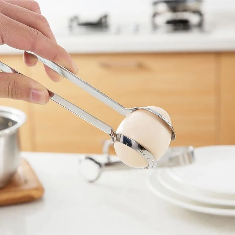 Durable Stainless Steel Egg Tongs