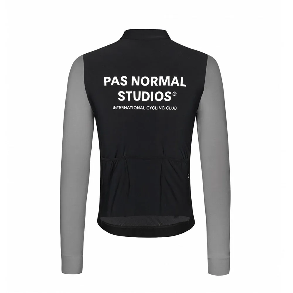 PAS NORMAL STUDIOS Mechanism Long Sleeve Jersey - Black/Medium Grey