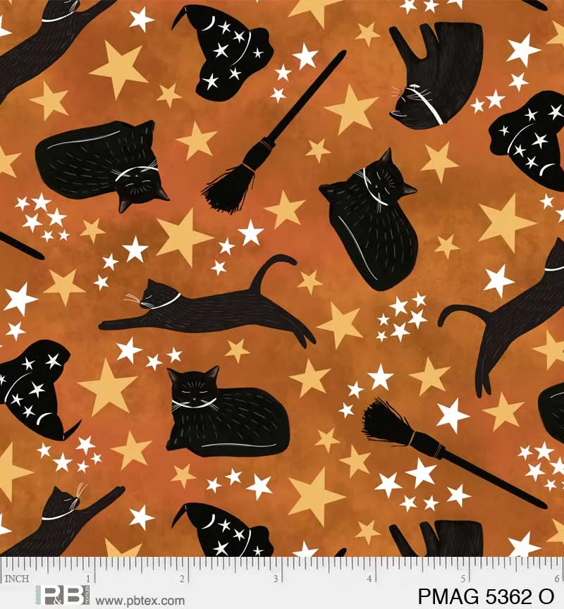 Practical Magic | Fat Quarter Bundle by Jacqueline Wild for P&B Textiles | 13pcs   Panel