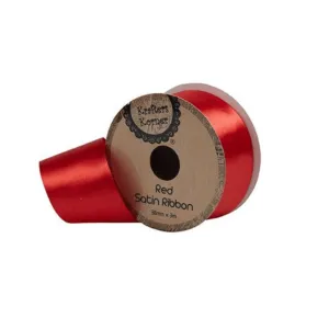 Red Satin Ribbon Various Sizes