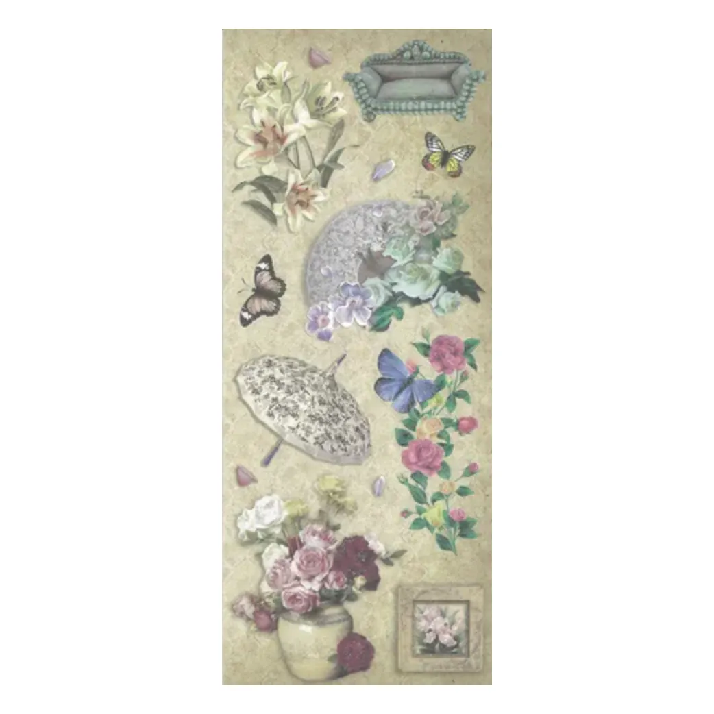 Stickers Embossed Various Designs