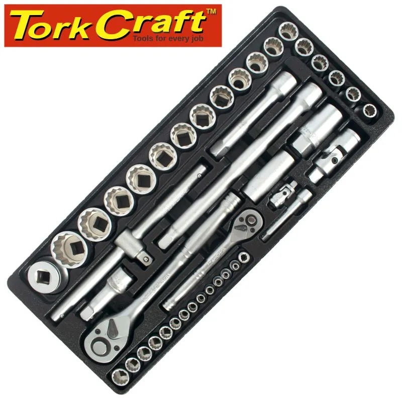 TORK CRAFT MECHANICS CANTILEVER TOOL BOX 172PC 6 X TRAY 470 X220X230MM TCTB172