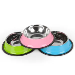 Universal Convenient Stainless Steel Pet's Feeding Bowl